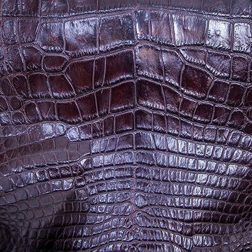 Wild Florida Alligator Skin – Burgundy Classic SB Finish