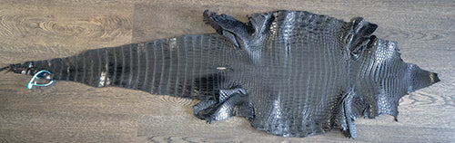 Nile Crocodile Skin – Black