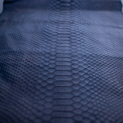 Matte Black Python Skin