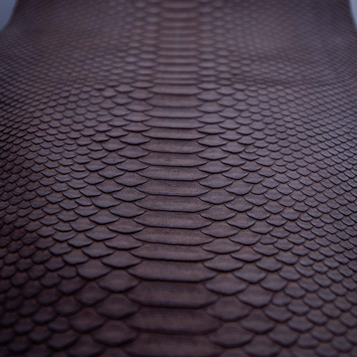 Chocolate Brown Python Skin